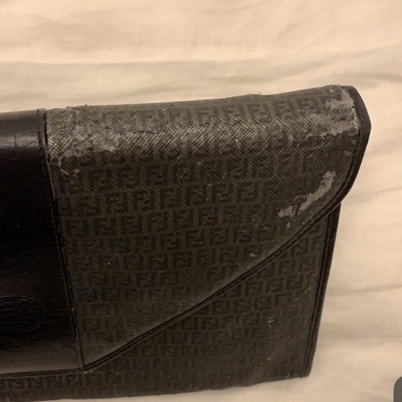 Fendi Black vintage Clutch and Crossbody Bag - Picture 3 of 13